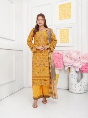Pakistani Cotton Salwar Kameez, Cultural Wear for Women